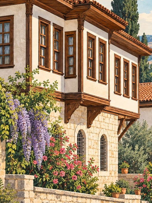 Zeichnung: Ulukale-Moschee, Tunceli