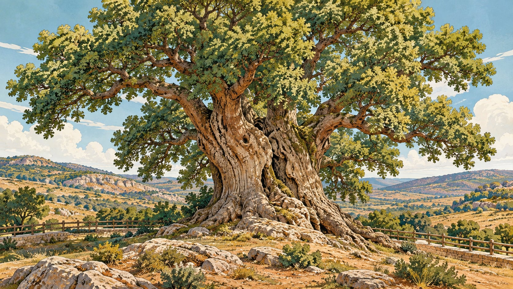 Ulukavak Natural Monument çizimi, Yozgat