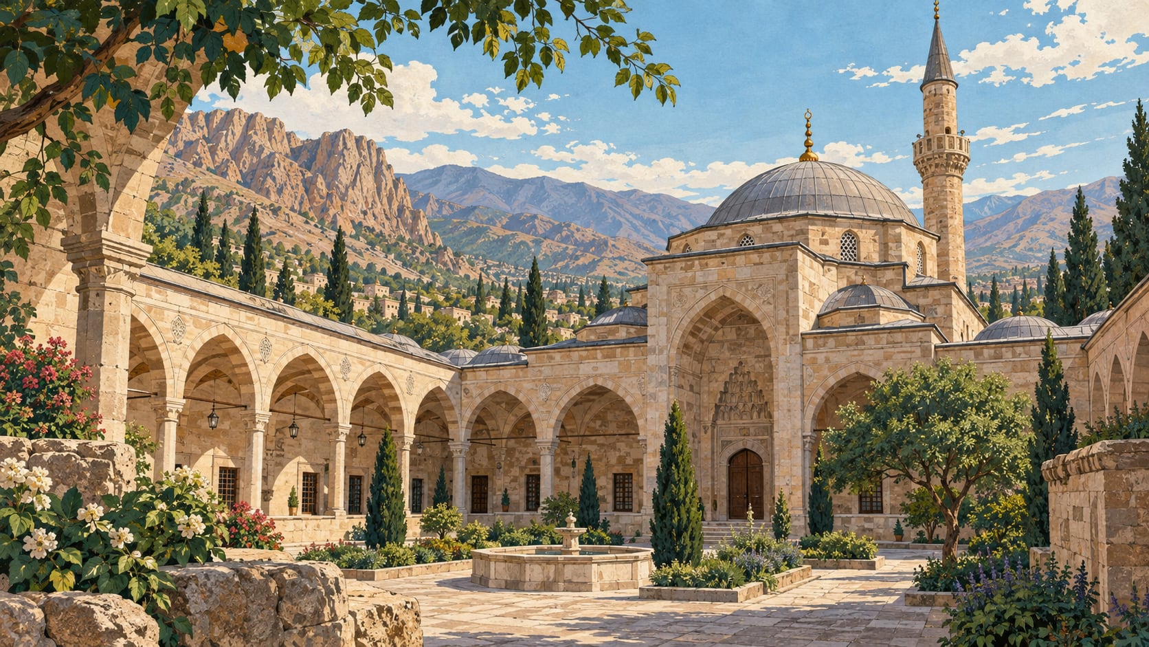 Ulukışla Mehmet Paşa Complex çizimi, Niğde