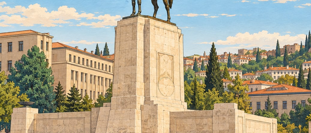 Ulus Republic Monument çizimi, Ankara