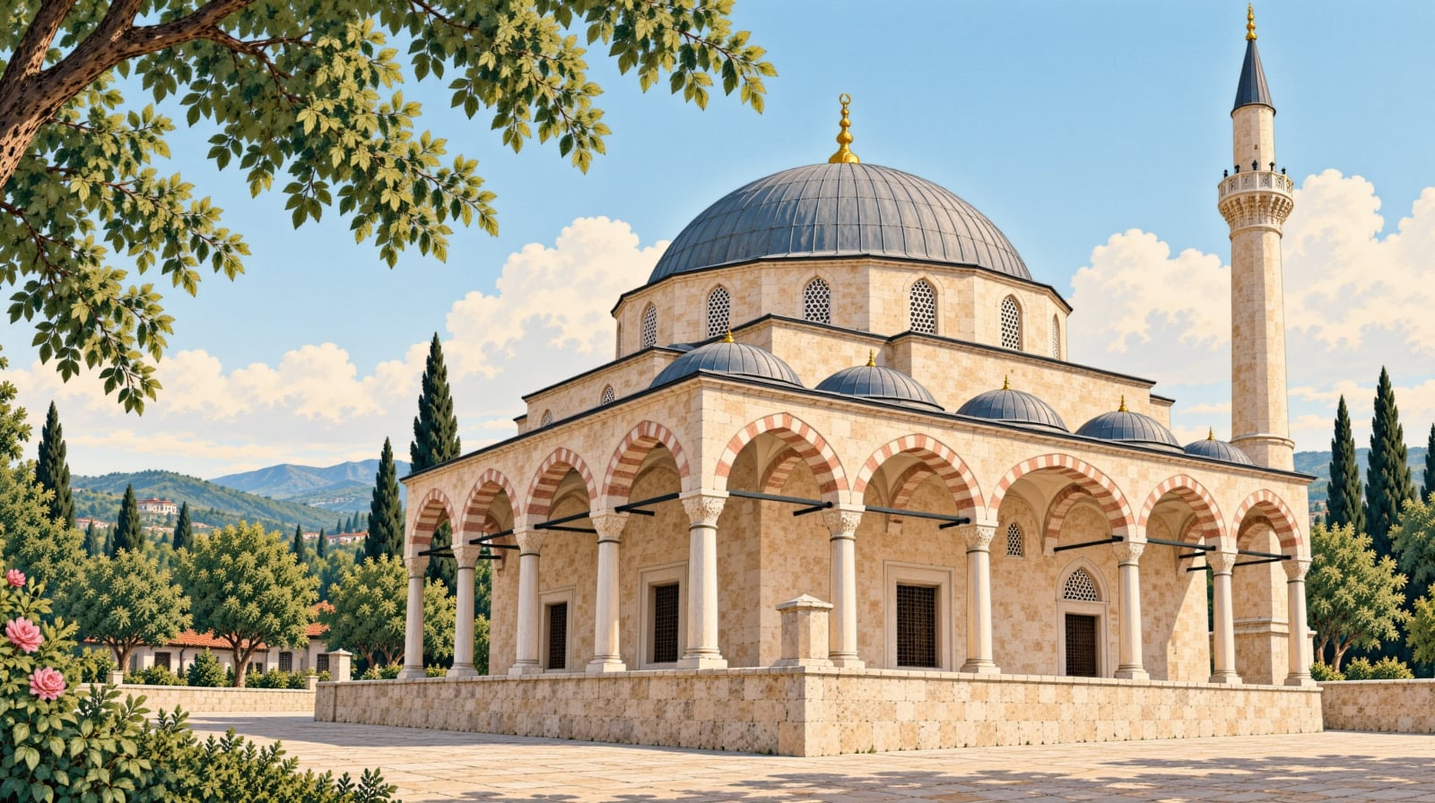Üsküpdere Mosque çizimi, Kırklareli
