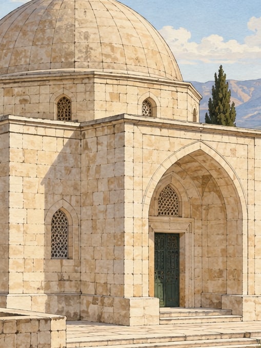 Zeichnung: Üzeyir-Peygamber-Grabmal, Adıyaman