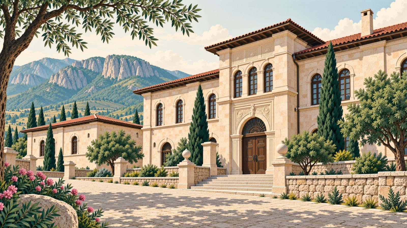 Zeichnung: Dursun-Ali-İnan-Museum Uzungöl, Trabzon