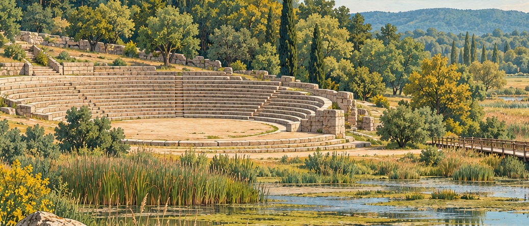 Vakıf Nature Park çizimi, Edirne