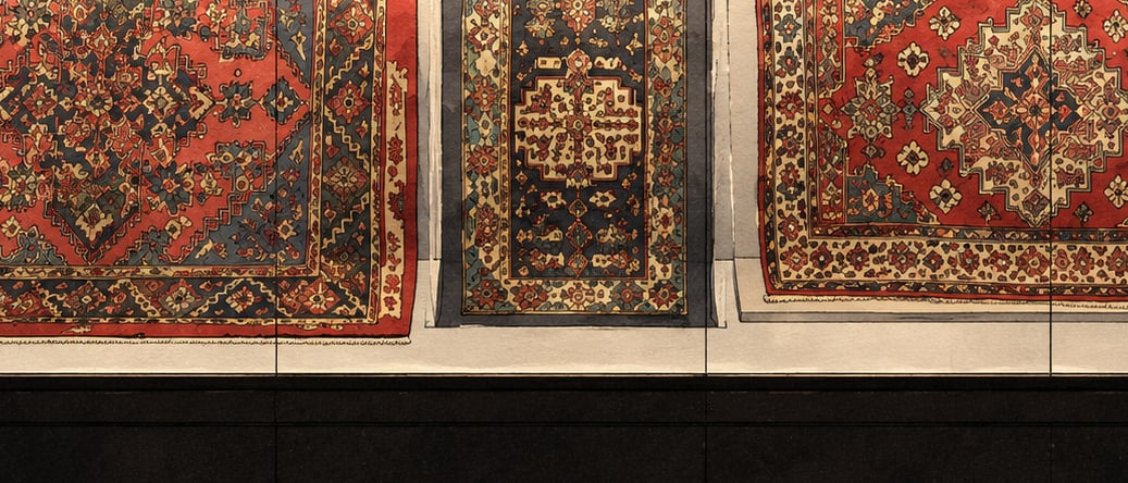 Foundations Kilim and Flat Weave Rugs Museum çizimi, İstanbul
