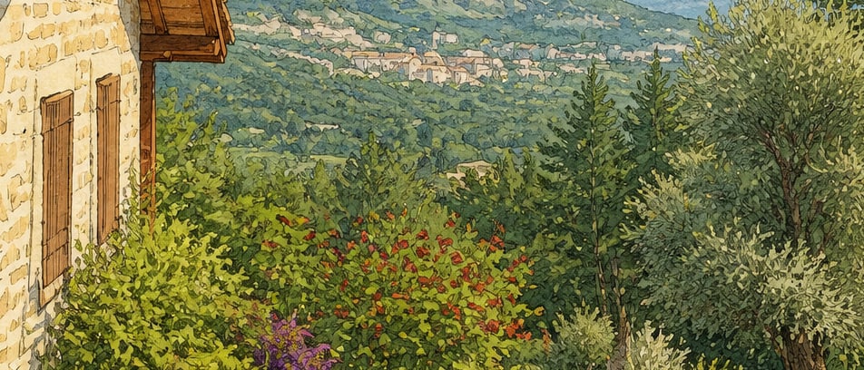 Vakıflı Village çizimi, Hatay