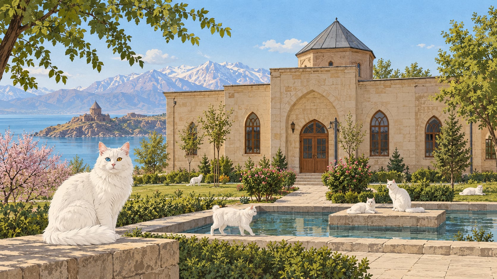 Van Cat House çizimi, Van
