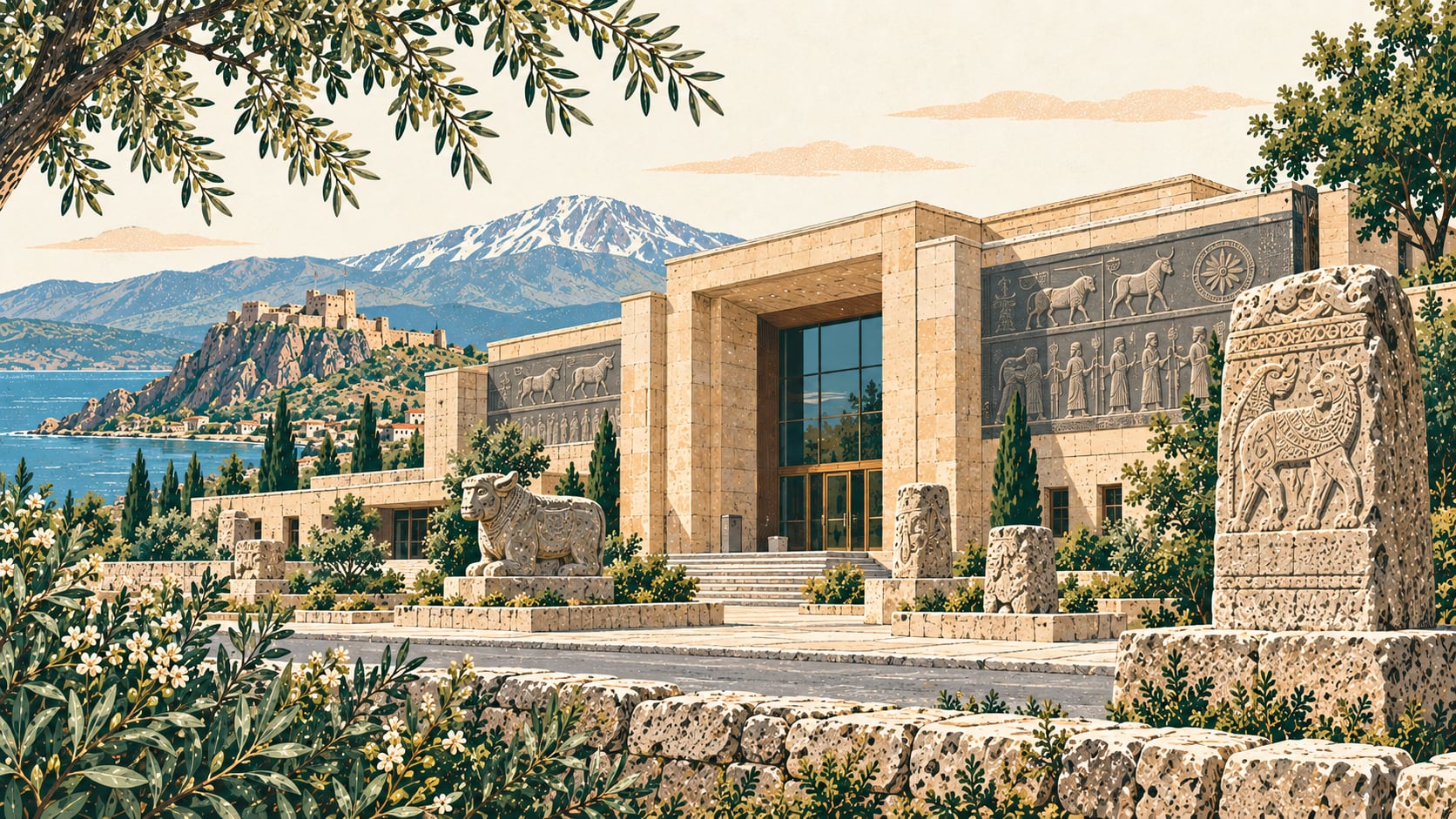 Van Museum çizimi, Van