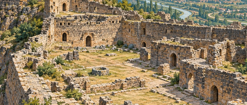 Varto Kayalıdere Ancient City (Castle City) çizimi, Muş