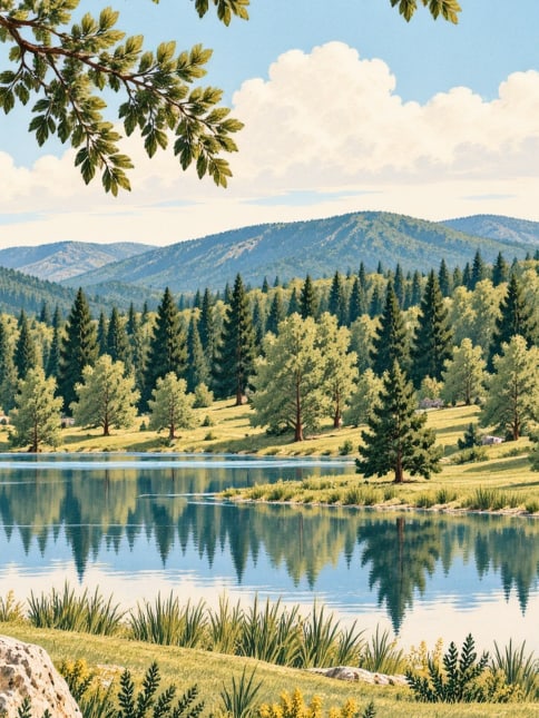 Zeichnung: Naturpark Vezirsuyu, Samsun