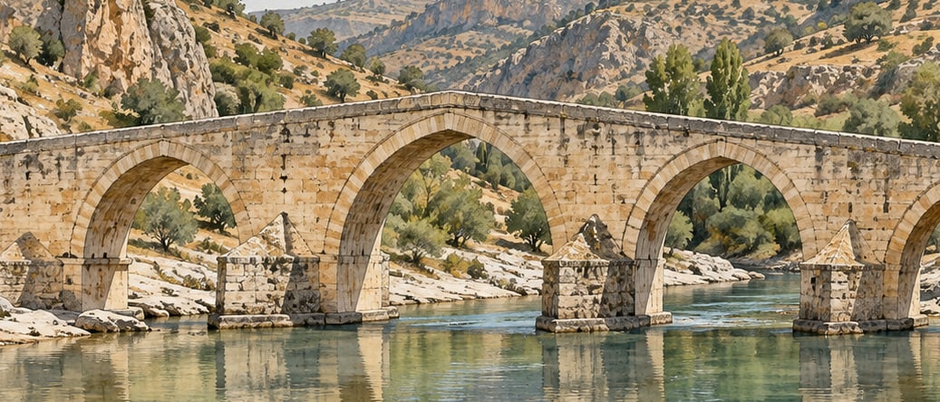 Vijne Bridge çizimi, Adıyaman