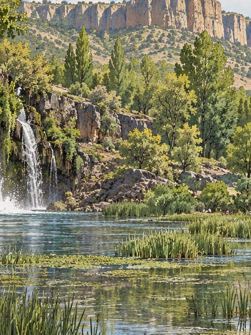 Zeichnung: Naturpark Yabanardıl Şeyhandede, Diyarbakır