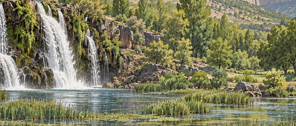 Yabanardıl Şeyhandede Nature Park çizimi, Diyarbakır