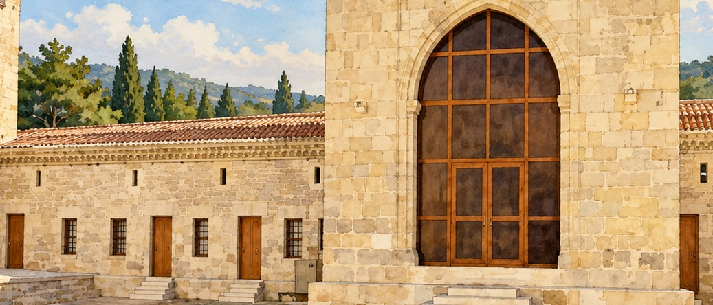 Yağ Mosque çizimi, Adana