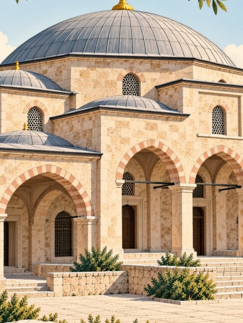 Zeichnung: Karawanserei Yağcılar, Muğla