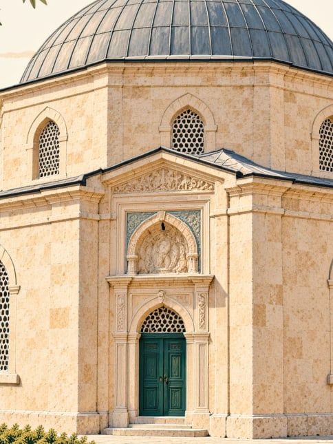 Zeichnung: Grabmal von Yahya Efendi, İstanbul