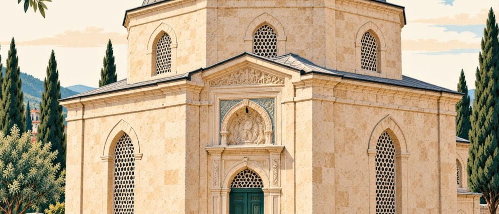 Yahya Efendi Tomb çizimi, İstanbul