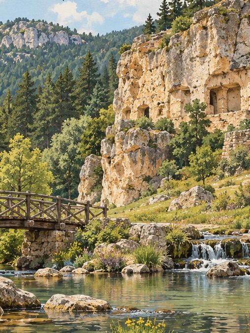 Zeichnung: Naturpark Yakamanastır, Konya