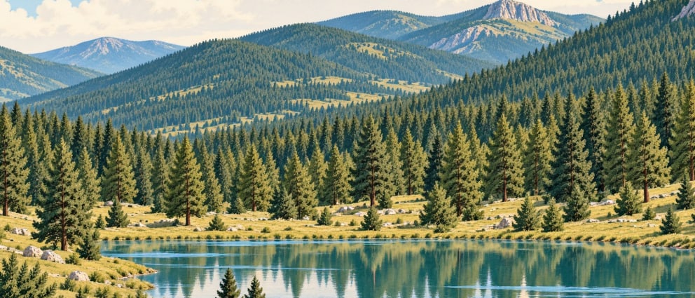 Yakupabdal Nature Park çizimi, Bayburt