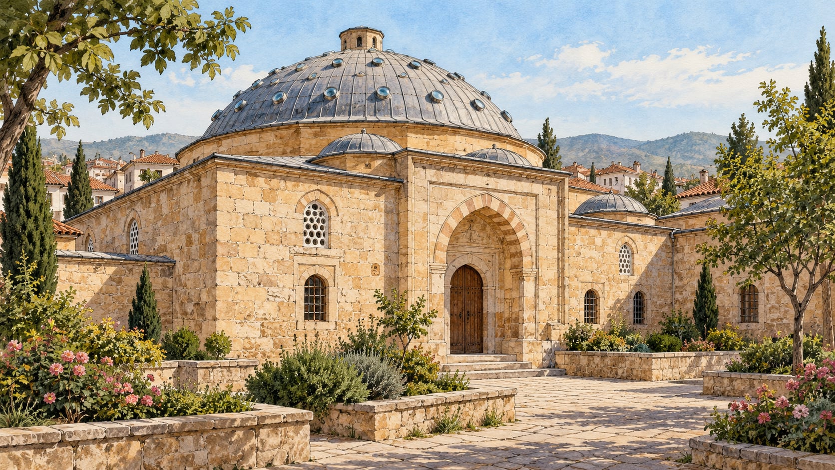 Yarıkçı Bath çizimi, Eskişehir