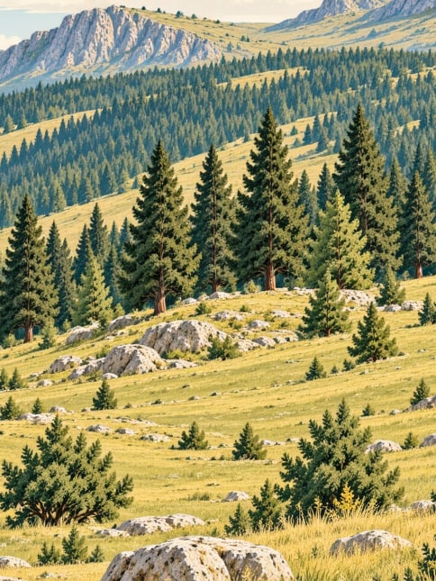 Zeichnung: Naturpark Hochweide Yavşan, Kahramanmaraş