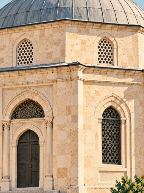 Zeichnung: Grabmal von Yavuz Sultan Selim I., İstanbul