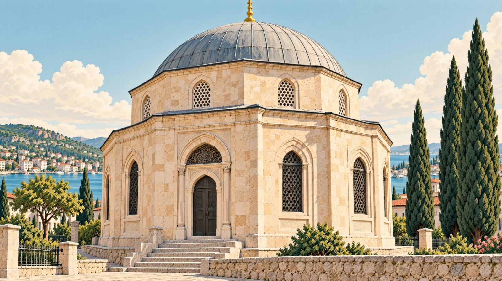 Yavuz Sultan I. Selim Tomb çizimi, İstanbul