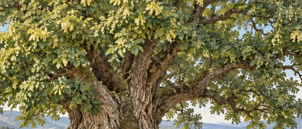Yaz Ihlamur Tree Natural Monument çizimi, Isparta