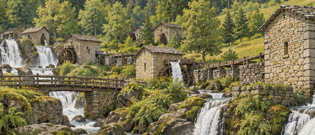 Yedideğirmenler Nature Park çizimi, Giresun