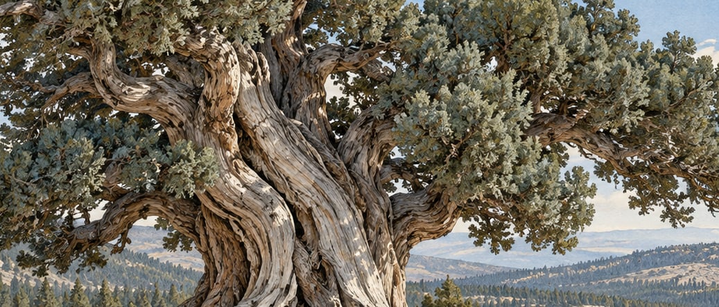 Yemişçi Plane Tree Natural Monument çizimi, İzmir