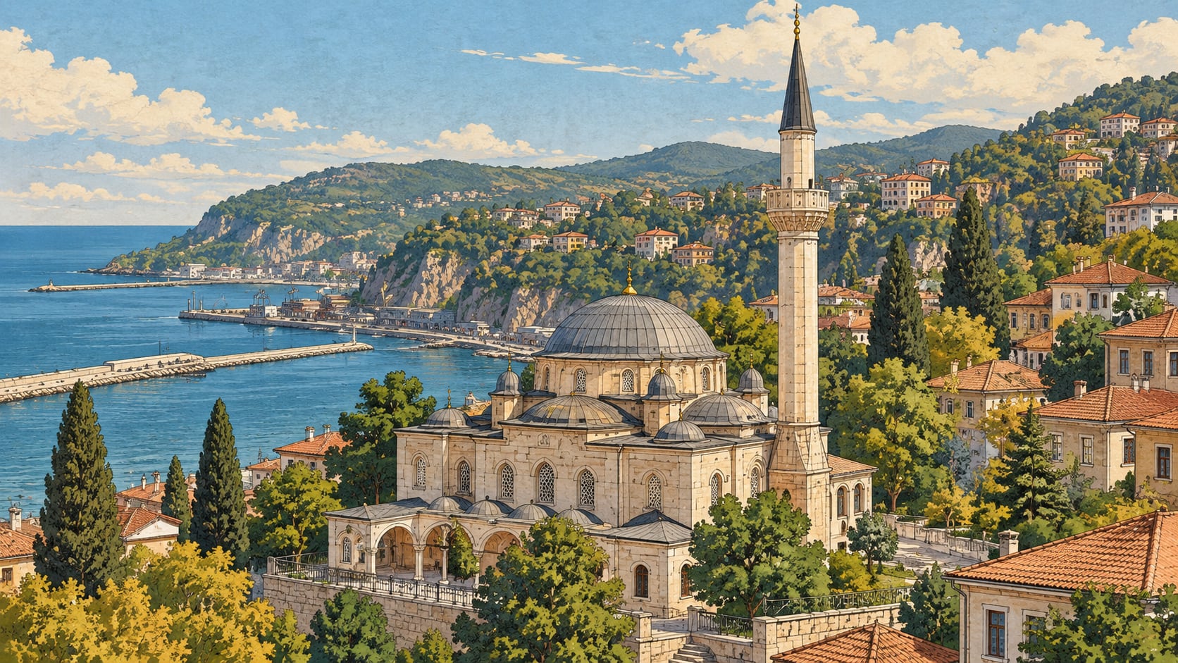 New Mosque çizimi, Zonguldak