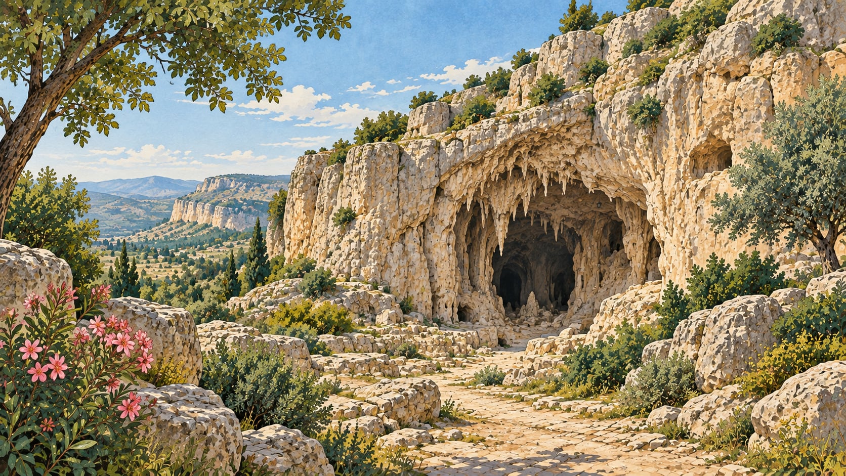 New World Cave çizimi, Karaman