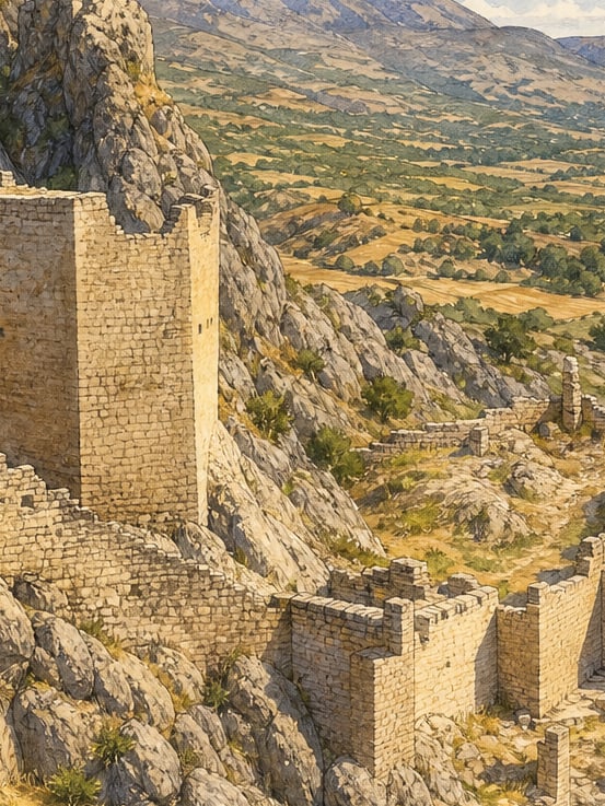 Zeichnung: Neue Burg, Adıyaman