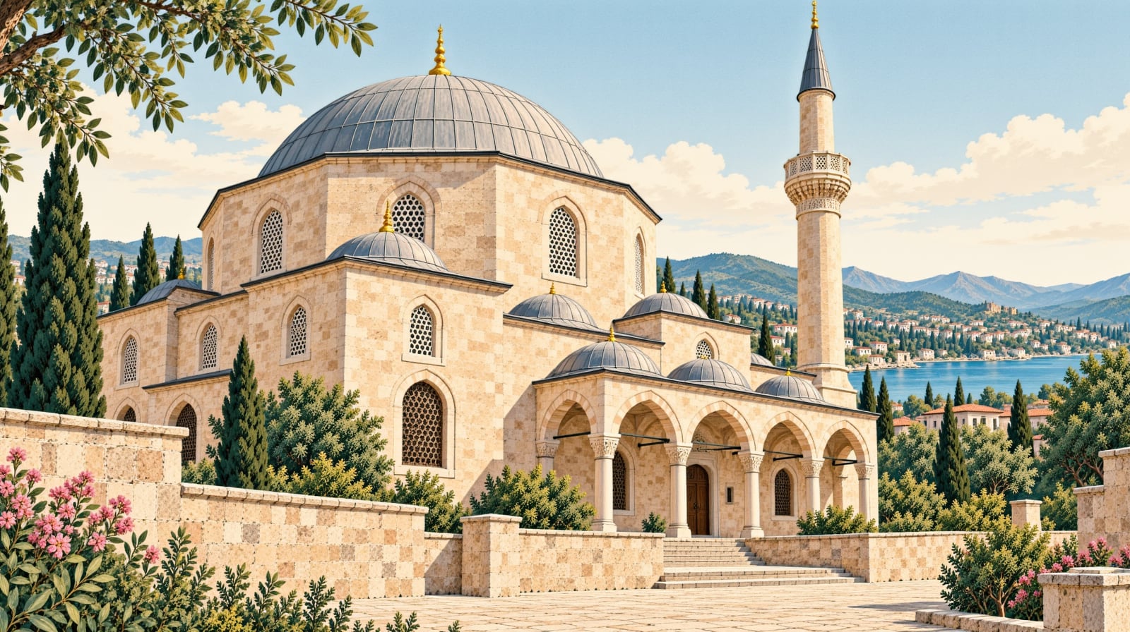Yenipınar Mosque çizimi, Adıyaman