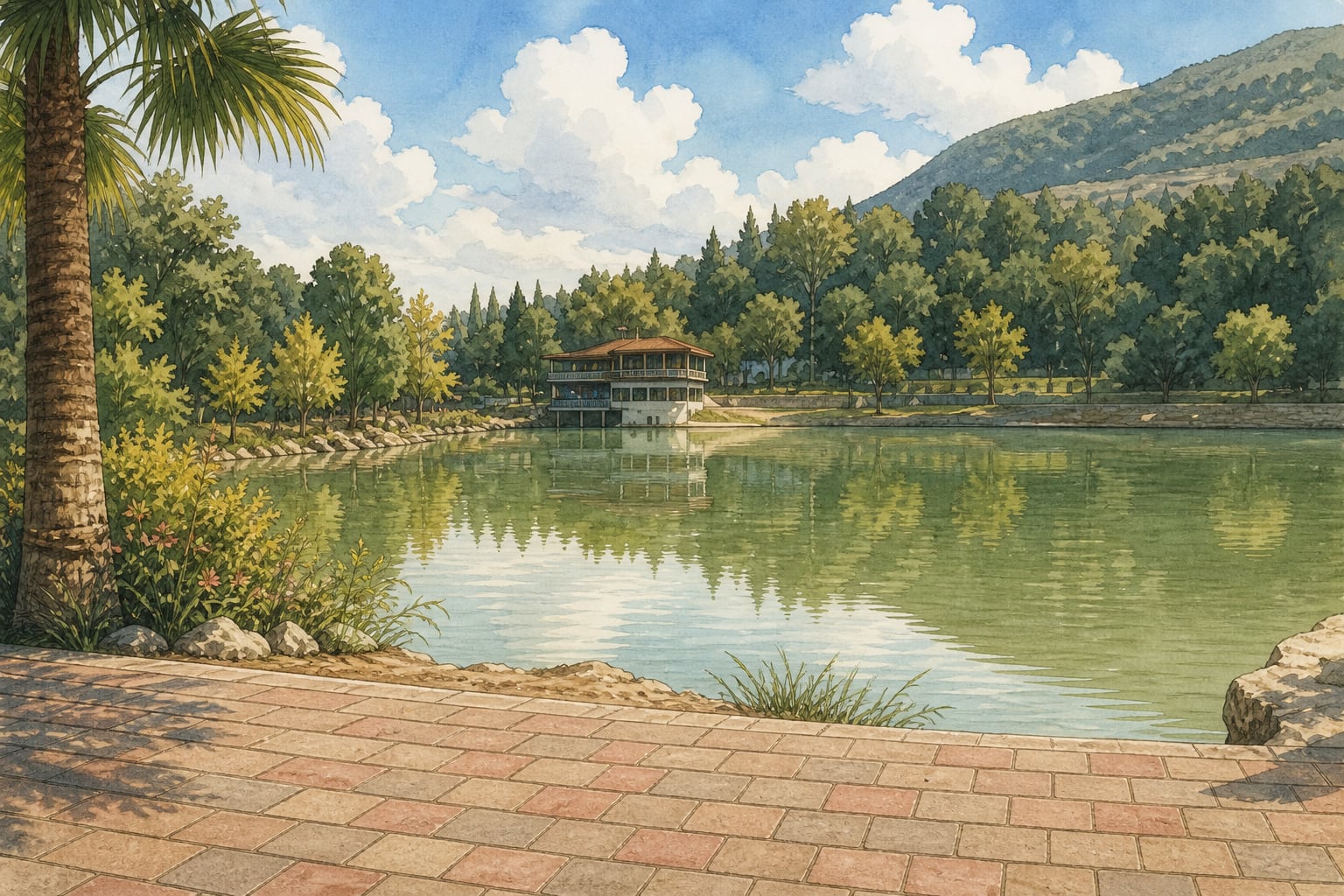Yenişehir Lake çizimi, Hatay