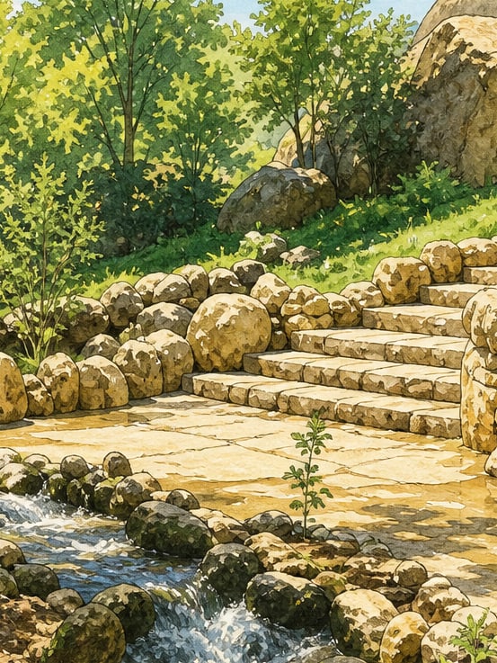 Zeichnung: Erholungsgebiet Yerköprü, Adana