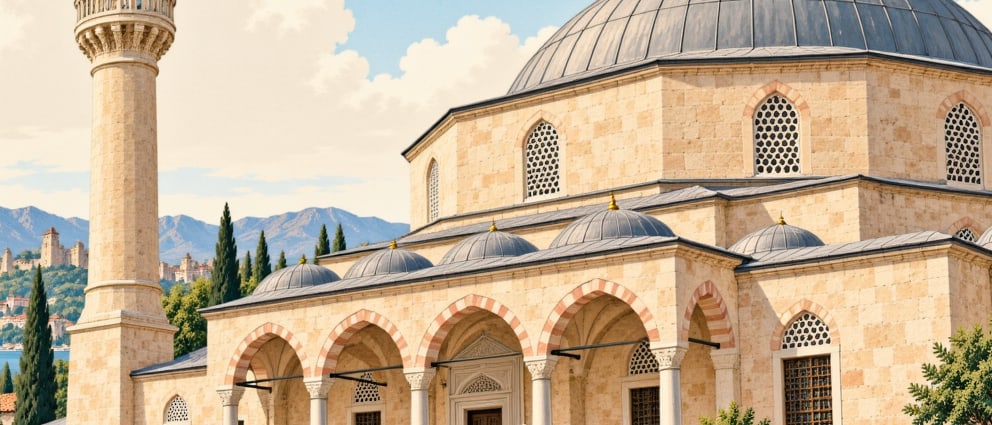 Yeşilburç Church Mosque çizimi, Niğde