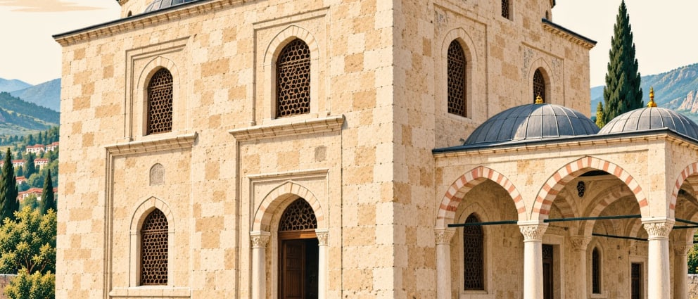 Yıldırım Bayezid Tomb çizimi, Bursa