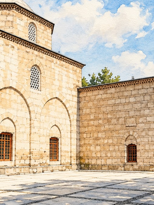 Zeichnung: Yıldırım-Medrese, Bursa