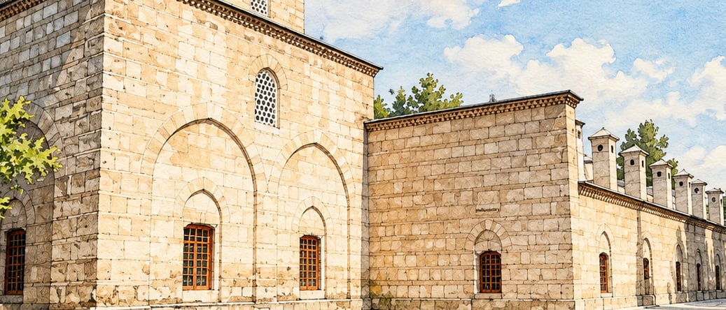 Yıldırım Madrasa çizimi, Bursa