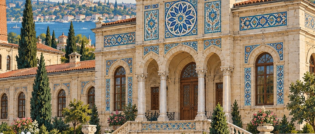 Yıldız Tile and Porcelain Factory çizimi, İstanbul