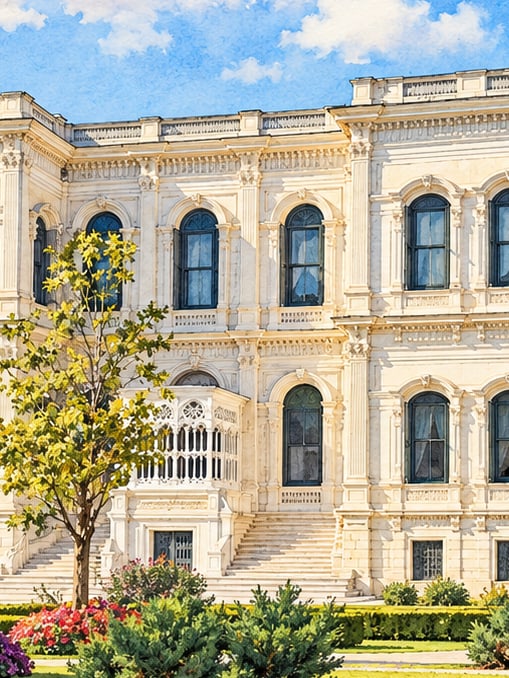 Yıldız Palace çizimi, İstanbul