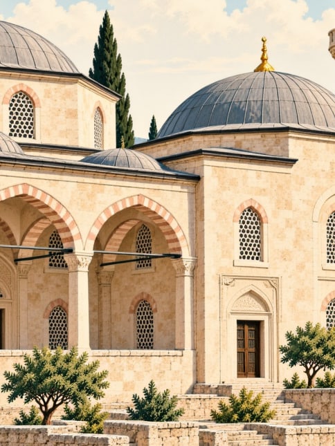 Zeichnung: Yukarı Tekke Cami, Bolu