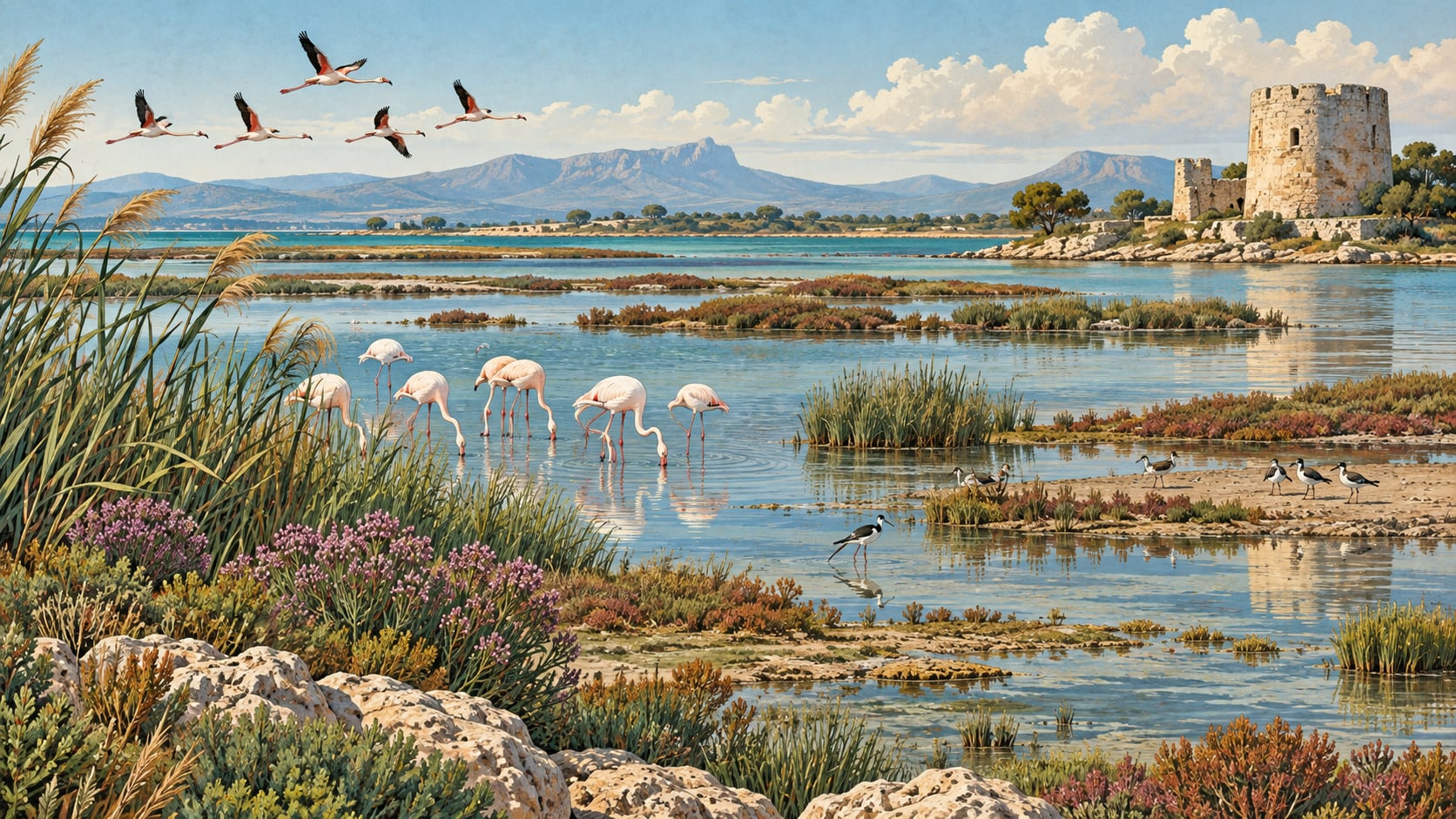 Yumurtalık Lagoon Nature Conservation Area çizimi, Adana