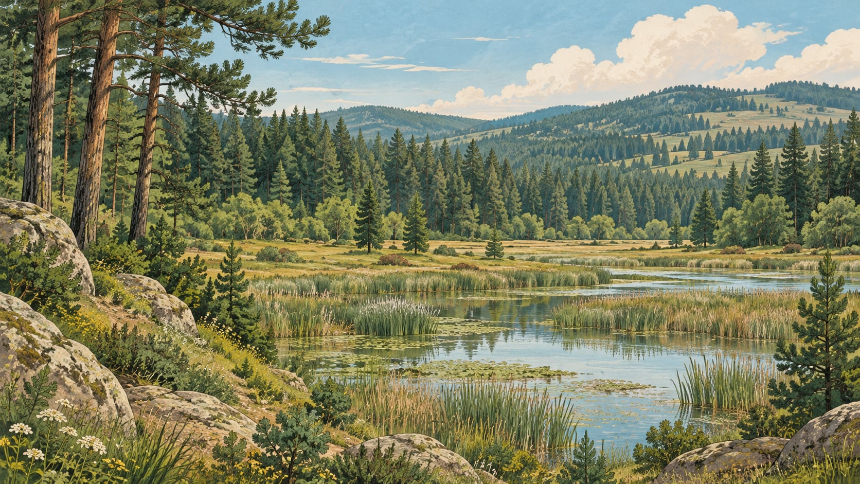 Yunus Emre Nature Park çizimi, Eskişehir