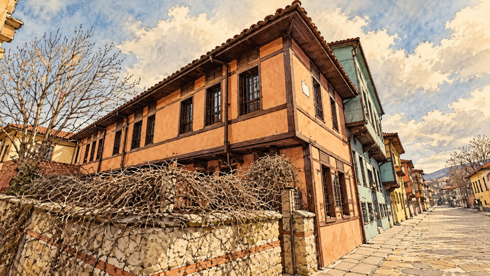 Yunus Emre Calligraphic Arts Museum çizimi, Eskişehir