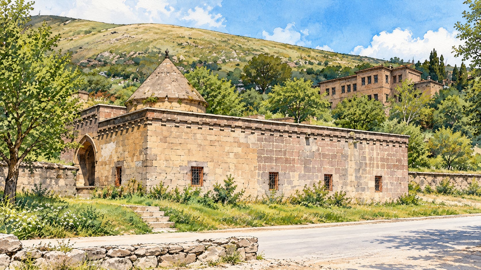 Yusufiye Madrasa çizimi, Bitlis