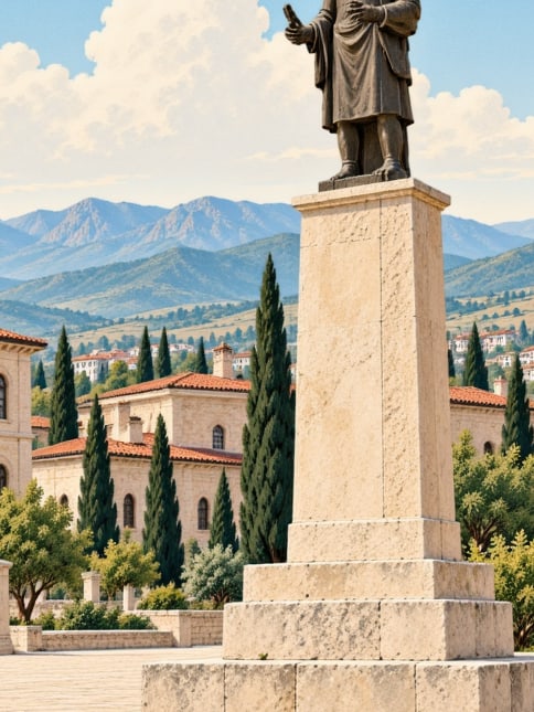 Zeichnung: Siegesdenkmal, Muş