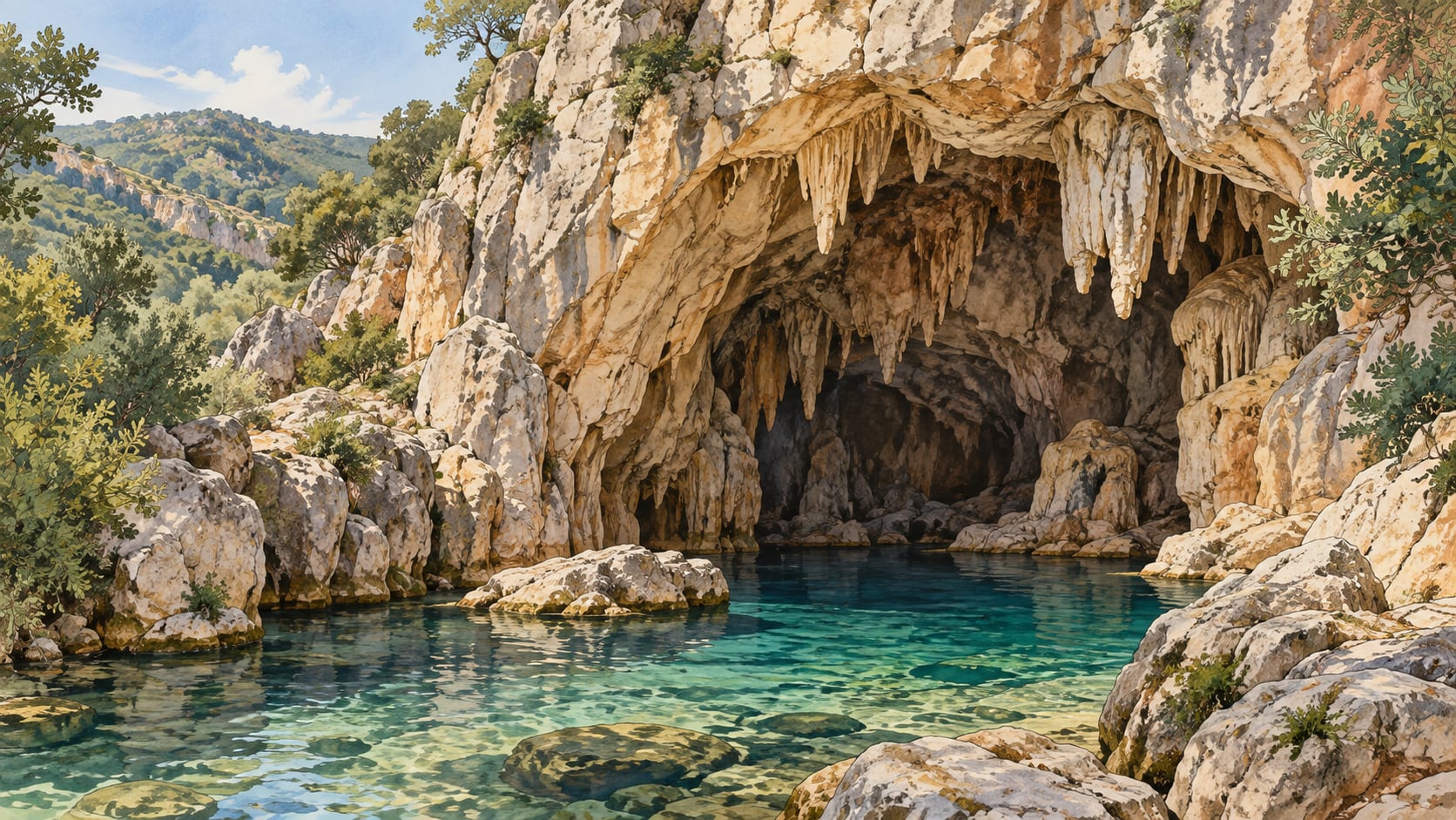 Zeus Cave çizimi, Aydın