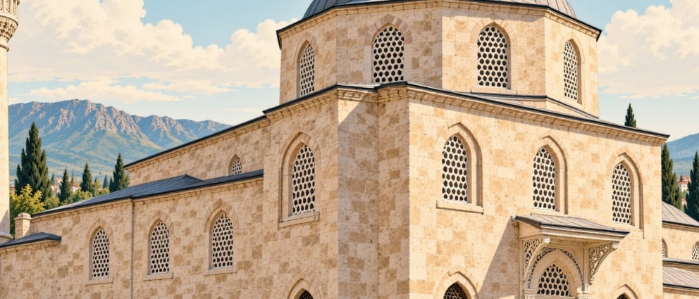 Zeynel Abidin Mosque çizimi, Mardin